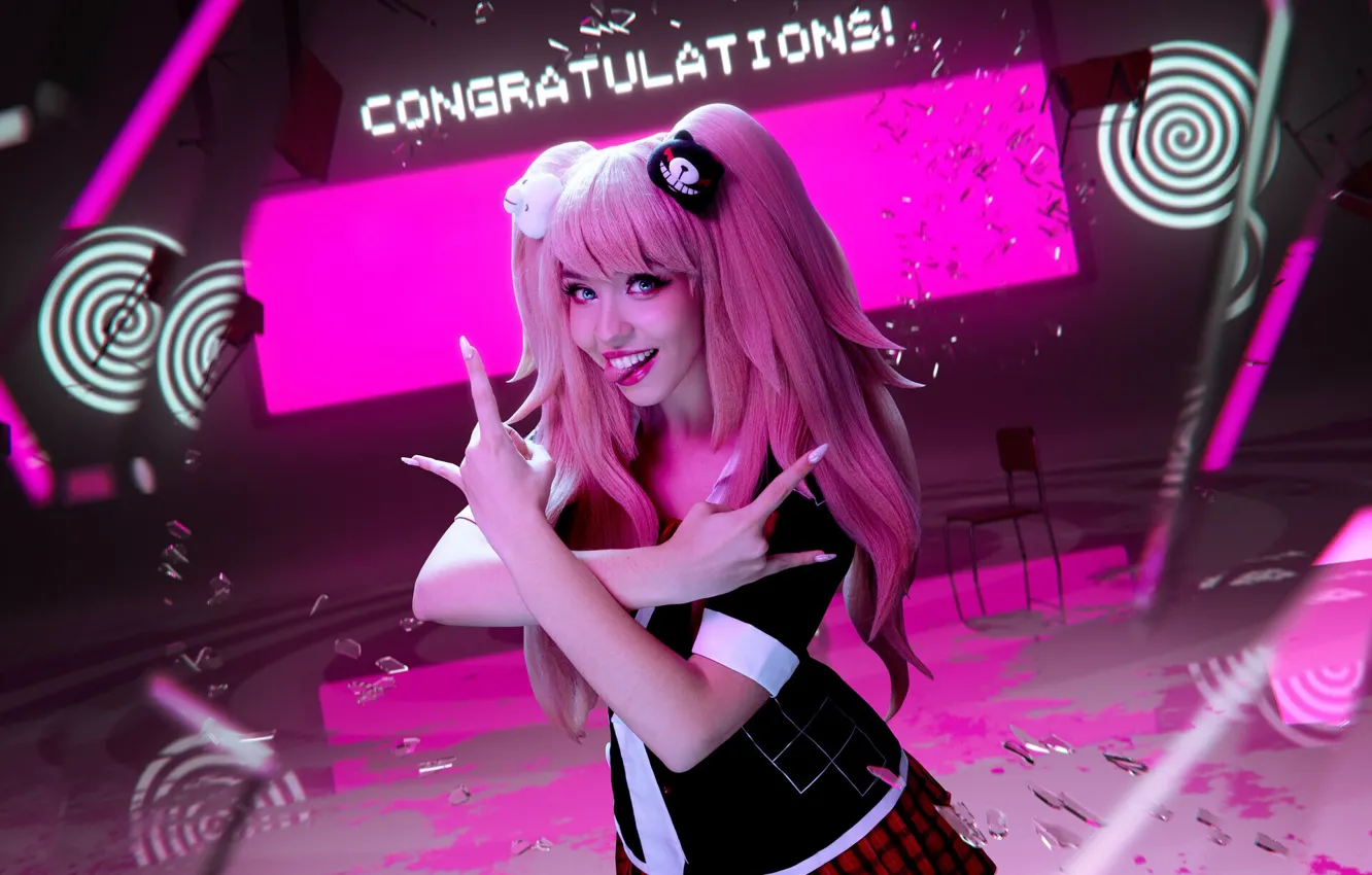 Photo wallpaper Danganronpa, JunkoEnoshima, Foreign