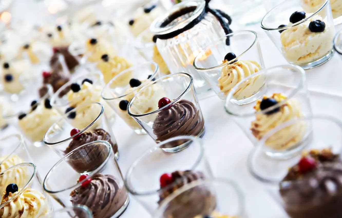 Photo wallpaper candy, cream, dessert, sweet, sweet, cream, dessert, candy