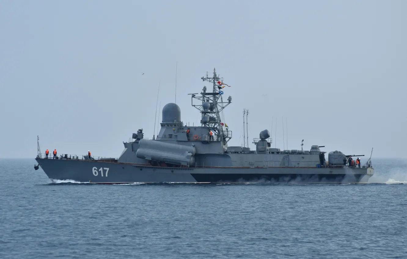 Photo wallpaper ship, rocket, Mirage, small, The black sea