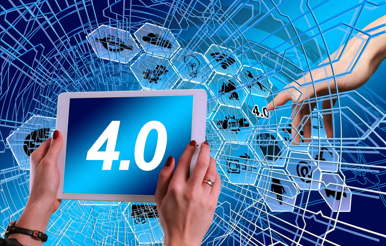 Photo wallpaper network, industry, management, technology