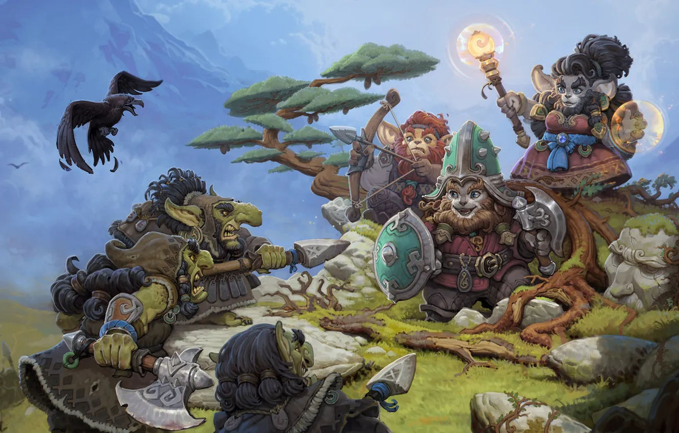 Photo wallpaper the game, fantasy, art, Allods Online, Arcana_Gib, Dmitry Khrapovitsky