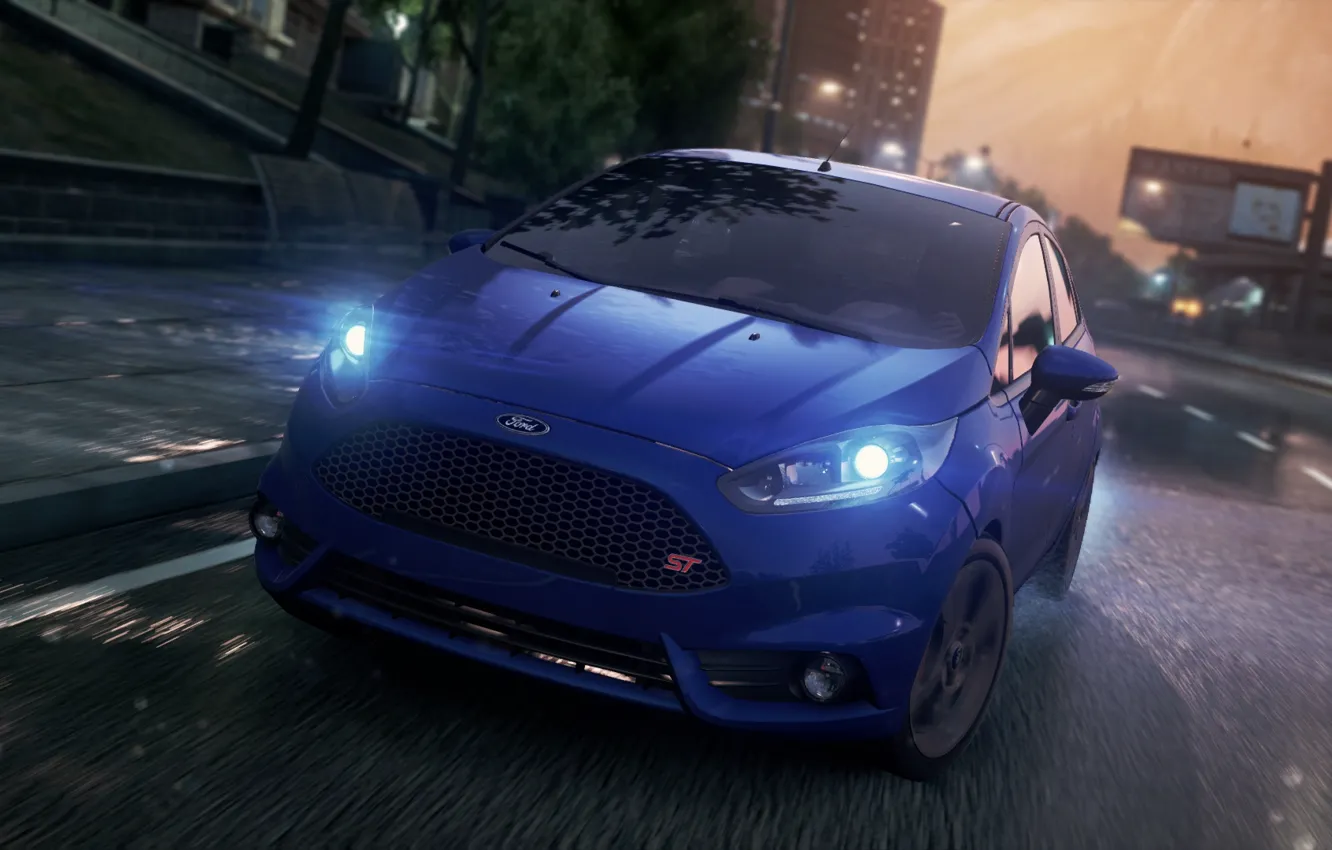 Photo wallpaper Ford, 2012, Need for Speed, most wanted, Fiesta, NSF, NFSMW