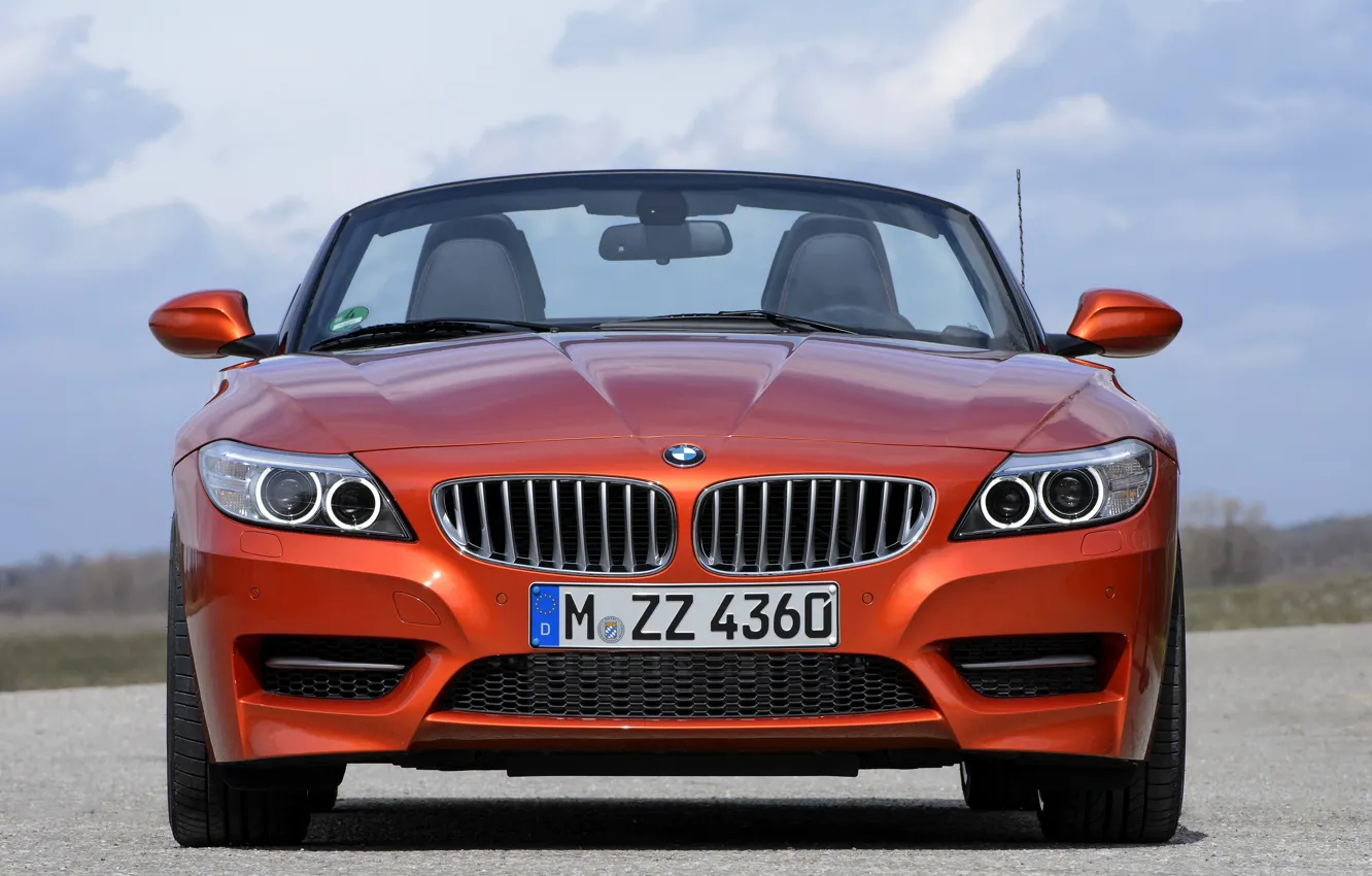 Photo wallpaper BMW, Roadster, front view, 2013, E89, BMW Z4, Z4, sDrive35is