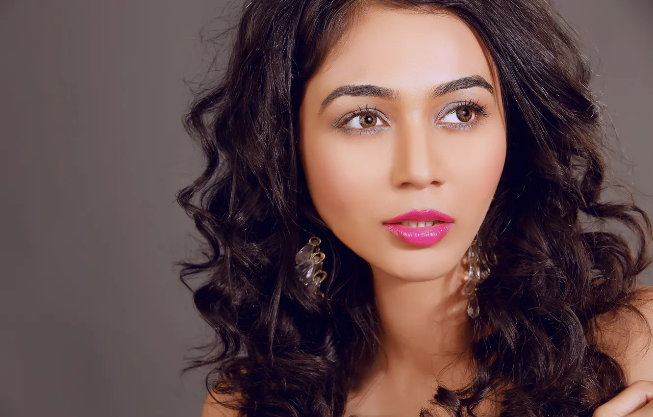 Photo wallpaper girl, hot, sexy, eyes, smile, beautiful, model, pretty