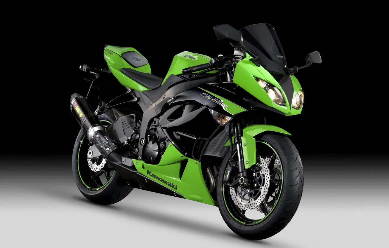 Photo wallpaper motorcycle, bike, motorcycle, superbike, sportbike, Kawasaki Ninja ZX-6R