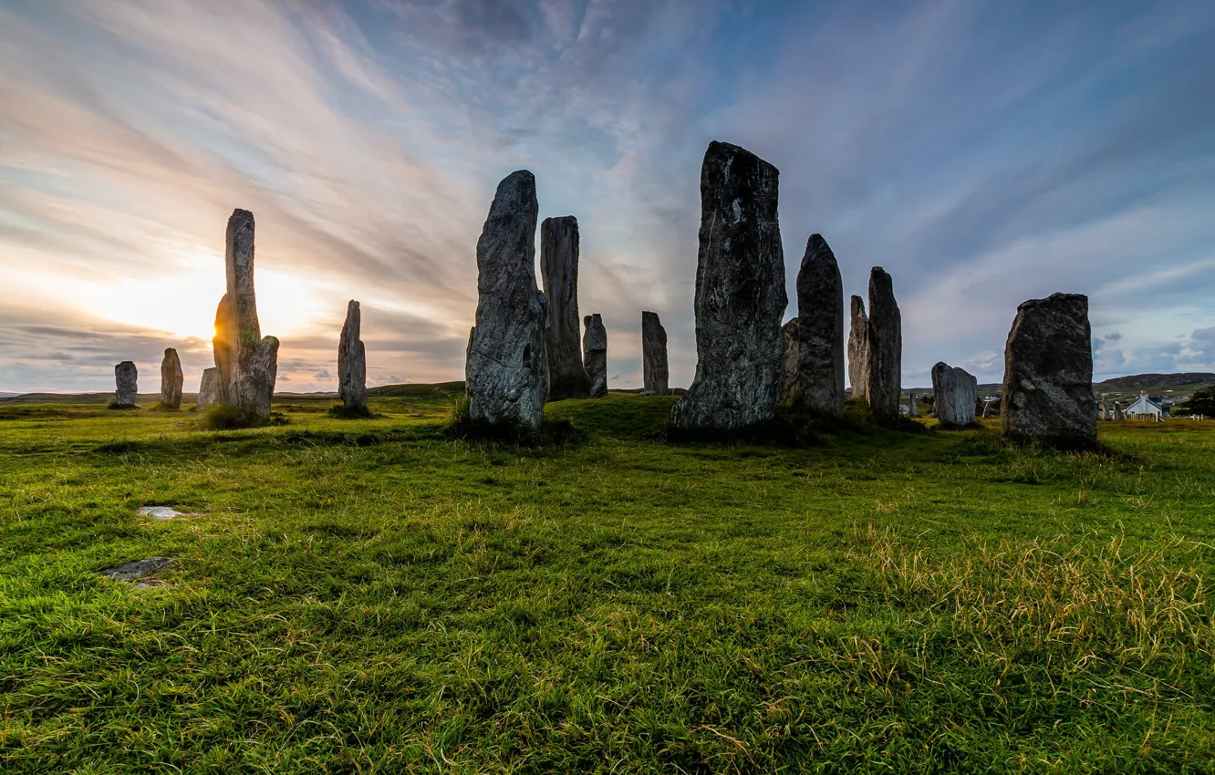 Photo wallpaper Scotland, Scotland, Callanish standing stones