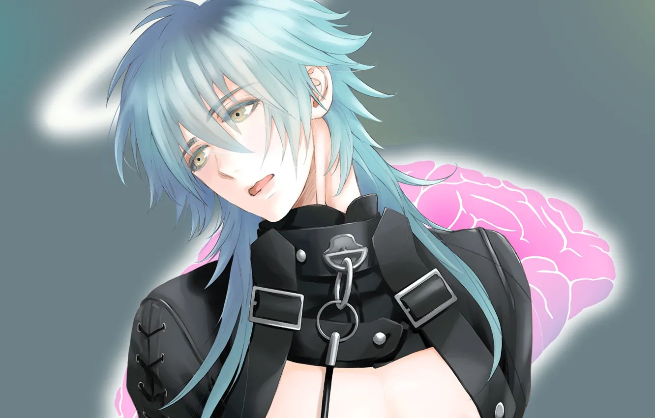 Photo wallpaper chain, guy, Dramatical Murder, Dramatic murder, Aoba, by chienu