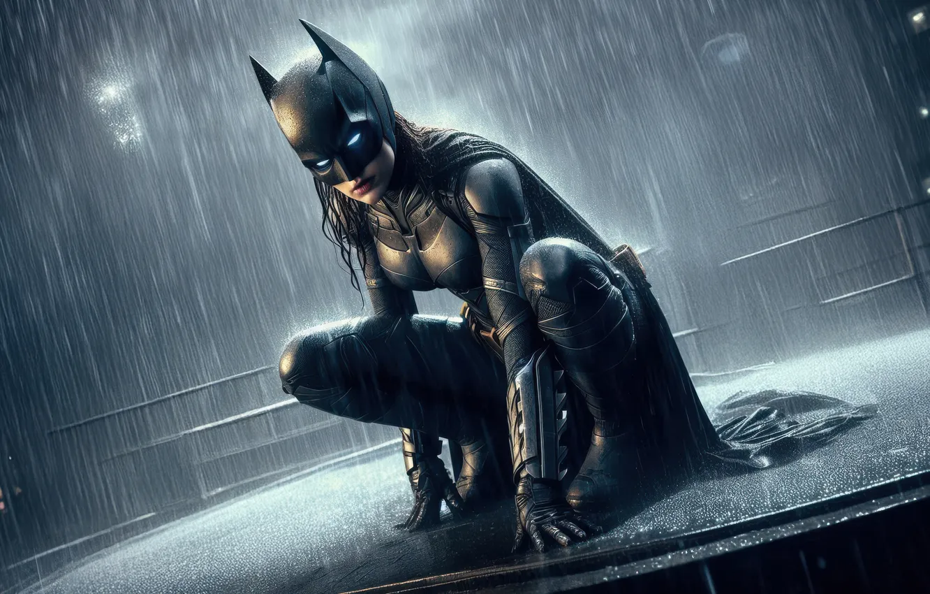 Photo wallpaper batgirl, awakens