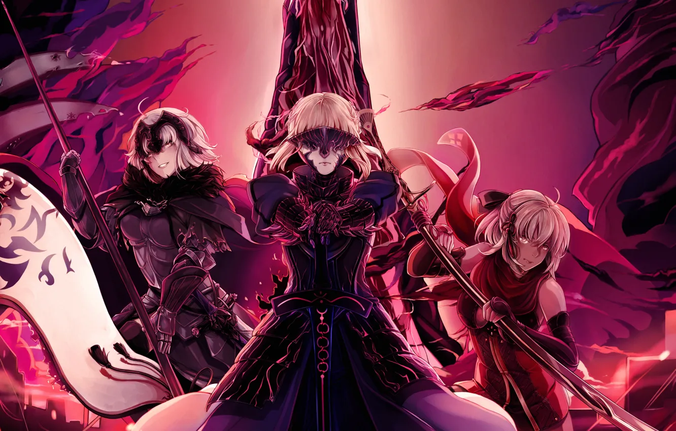 Photo wallpaper girls, dark, the saber, Fate / Grand Order