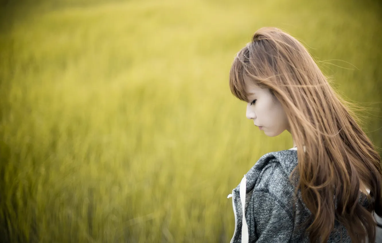 Photo wallpaper summer, girl, Asian