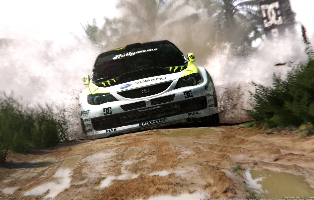 Photo wallpaper the game, Subaru, Colin McRae DiRT 2