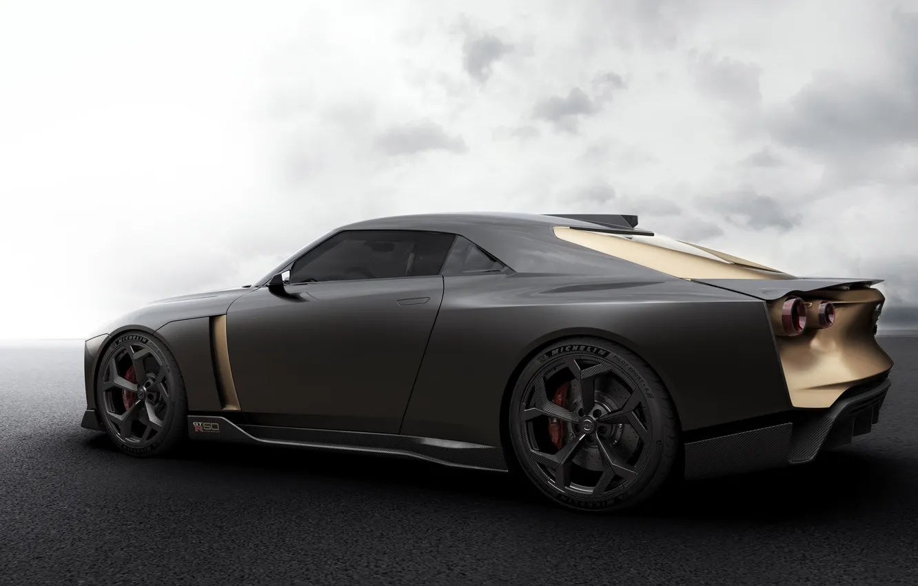 Photo wallpaper Concept, Nissan, side view, 2018, ItalDesign, GT-R50