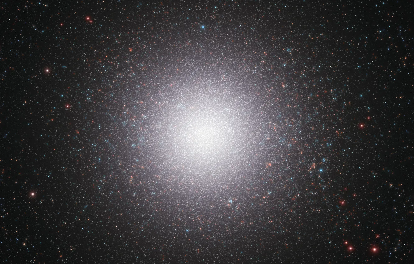 Photo wallpaper Telescope, Beauty, Stars, Omega Centauri, Globular cluster in the constellation
