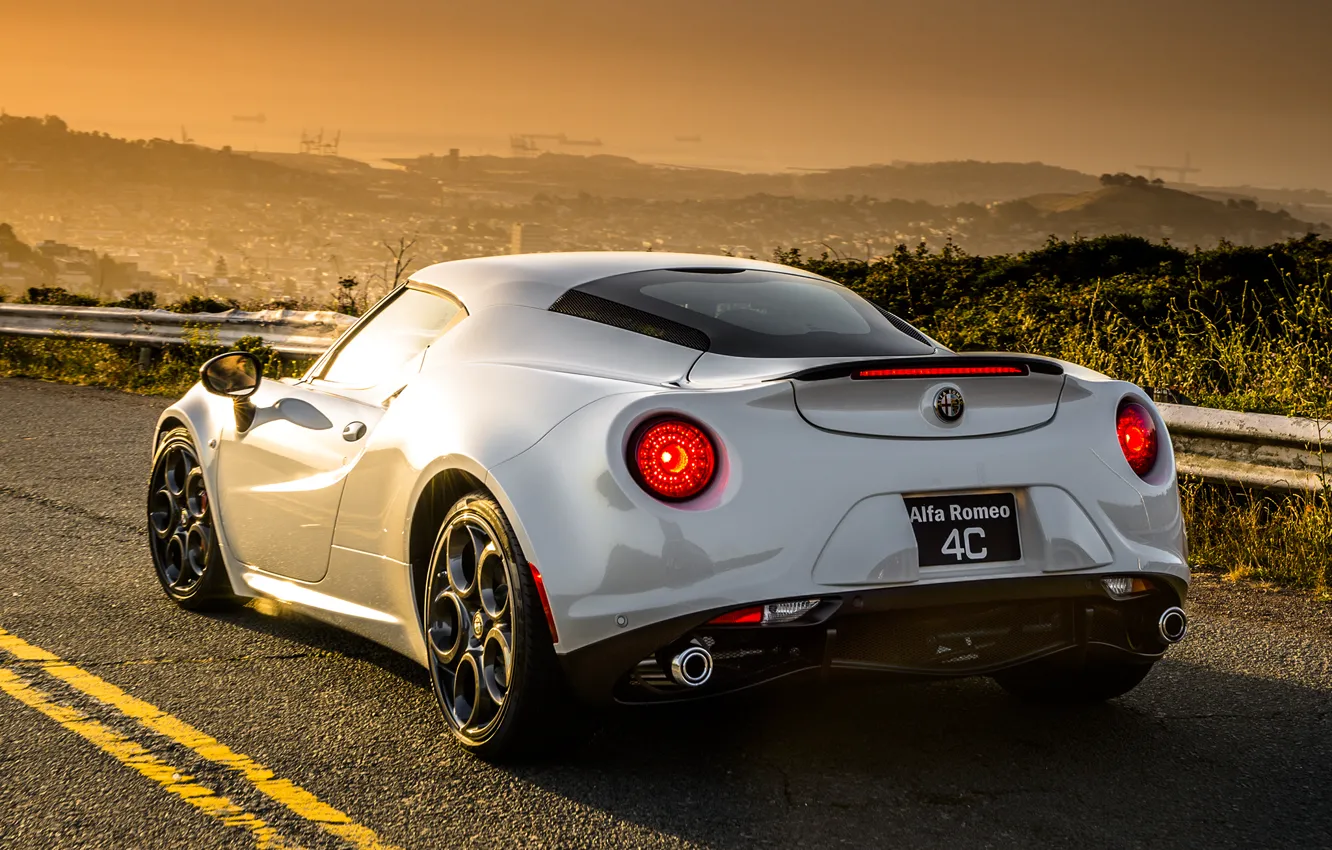 Photo wallpaper Alfa Romeo, US-spec, Edition, Launch