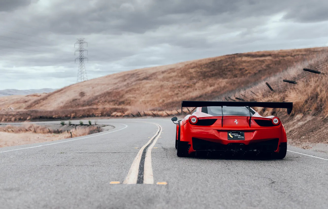 Photo wallpaper car, Ferrari, Supercar