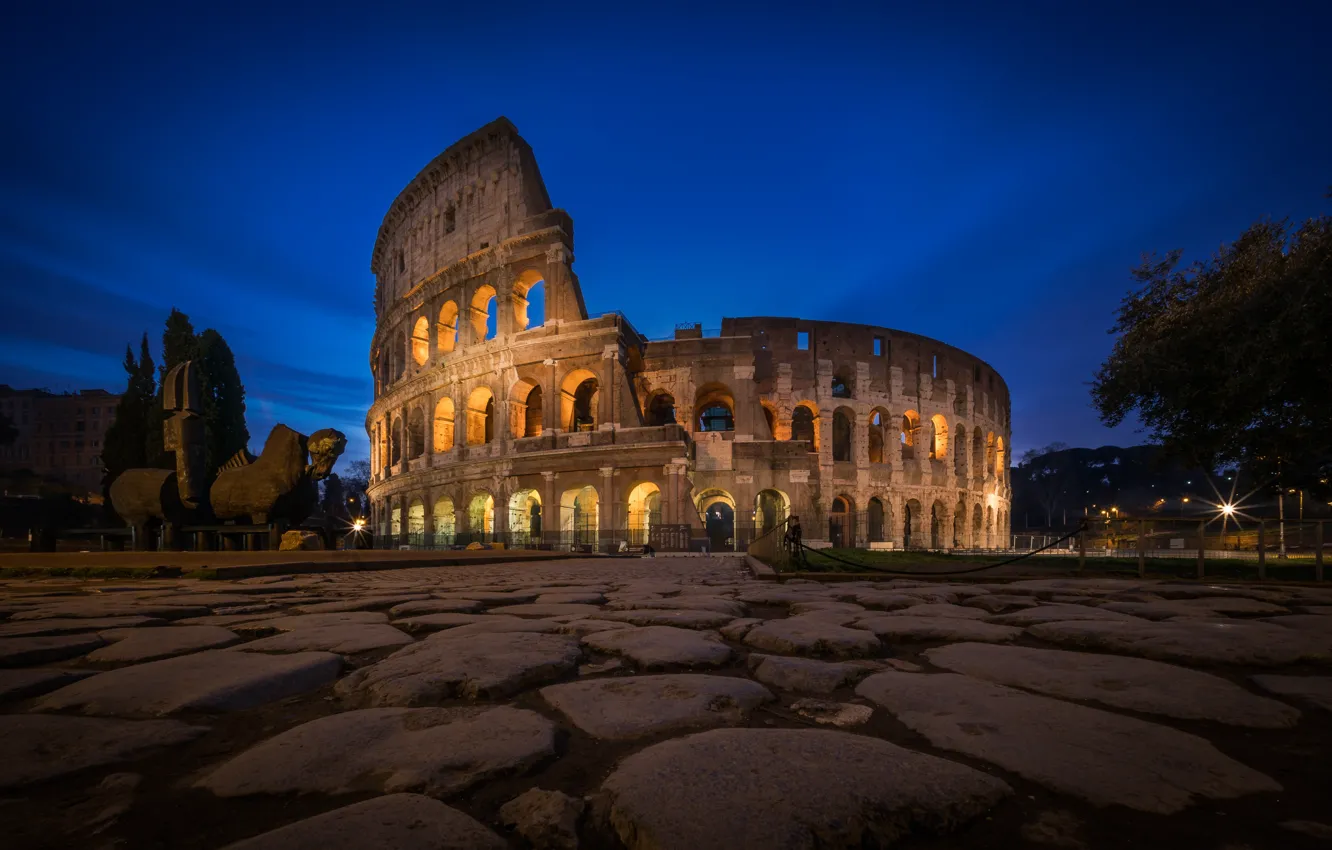 Photo wallpaper Colosseum, Rome, Campo Marzio