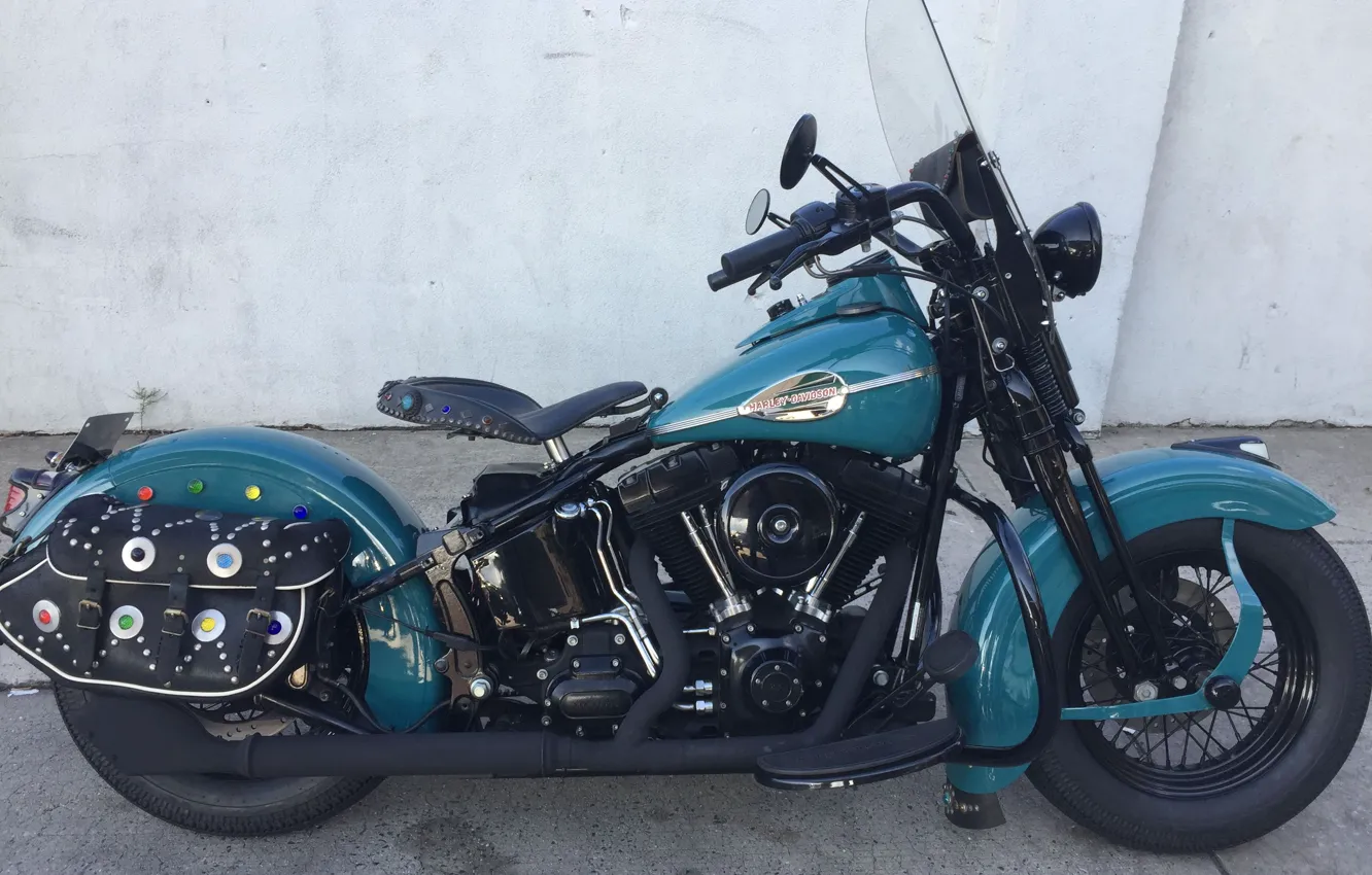 Photo wallpaper United States, Harley Davidson, bike, motorcycle