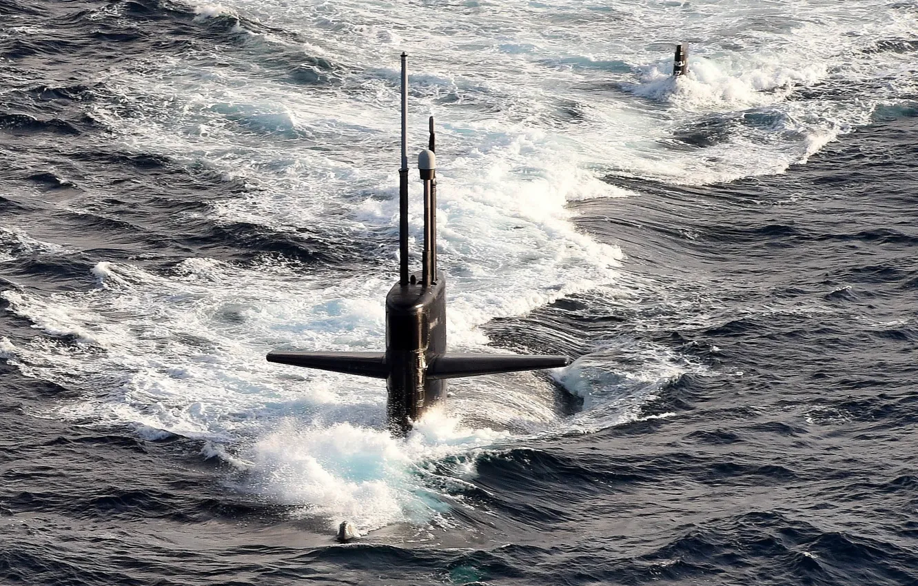 Photo wallpaper weapons, boat, USS Helena (SSN 725), Los Angeles-class attack submarine