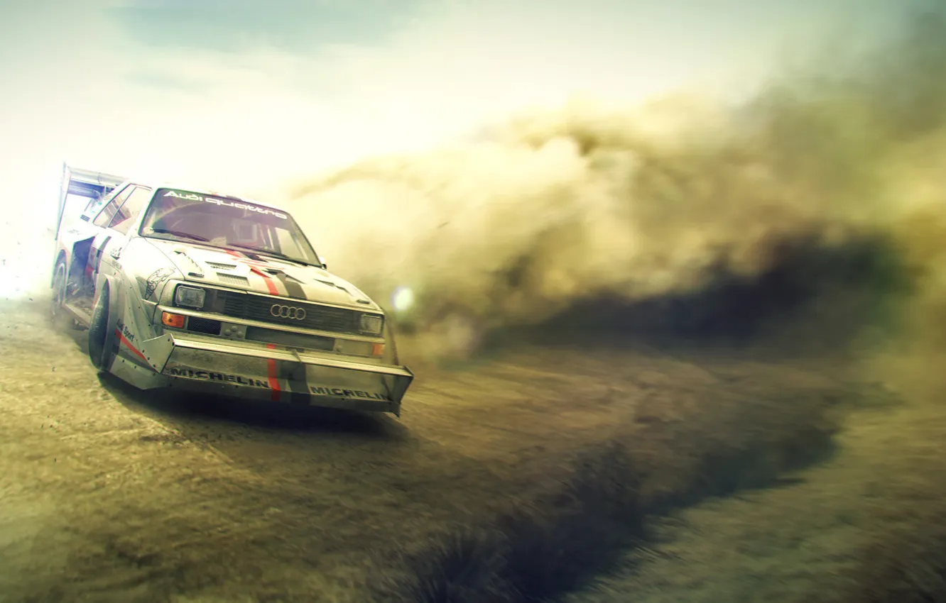 Photo wallpaper Audi, dirt3, Quatro