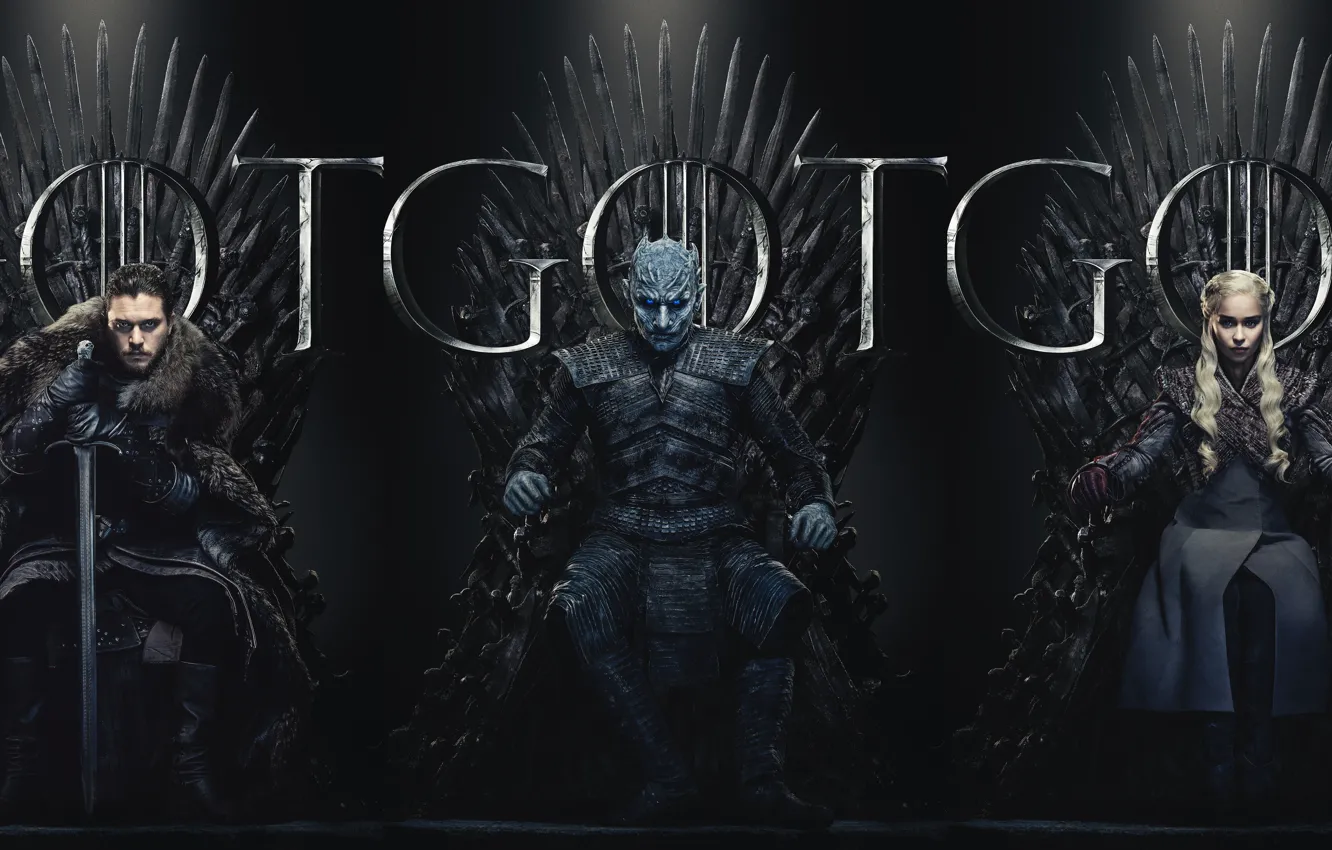 Photo wallpaper poster, Game of Thrones, Game of thrones, The 8th season