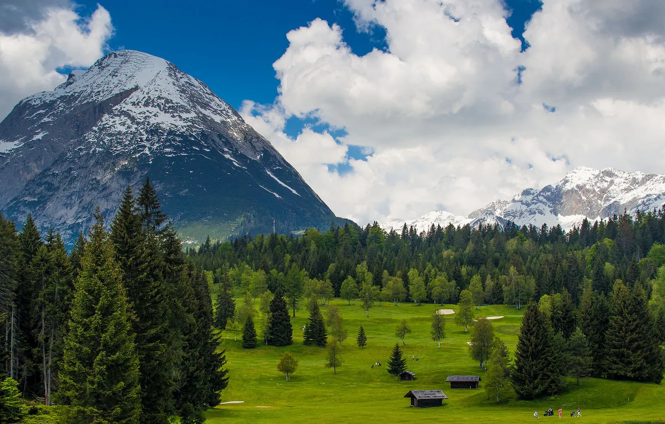 Photo wallpaper landscape, mountains, Tirol