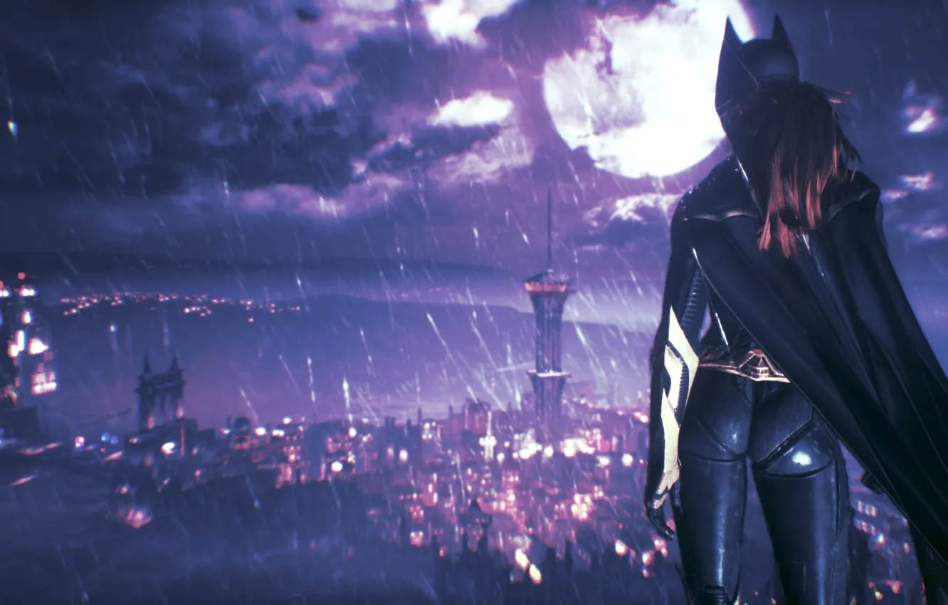 Photo wallpaper Batman, Batgirl