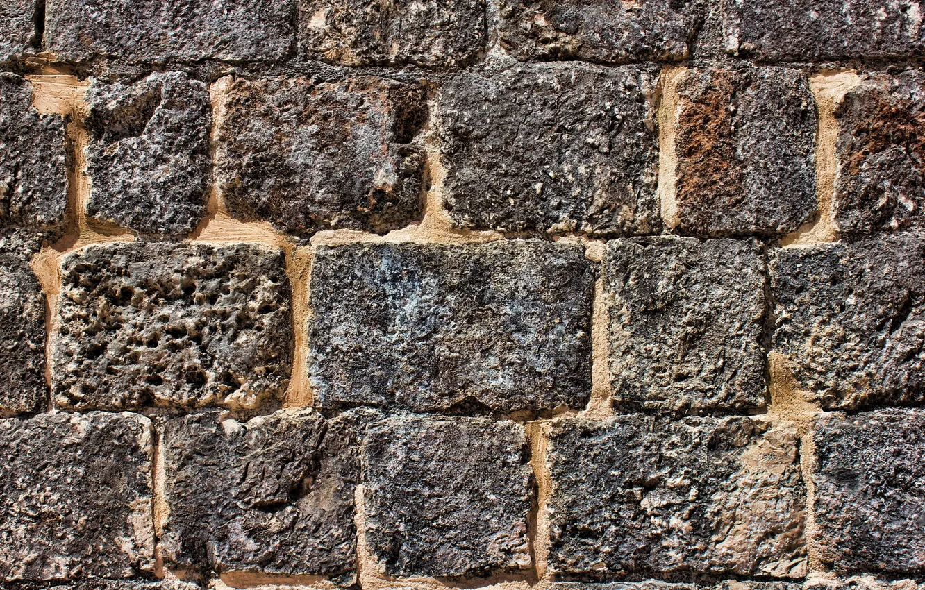Photo wallpaper stones, wall, texture, masonry, stones