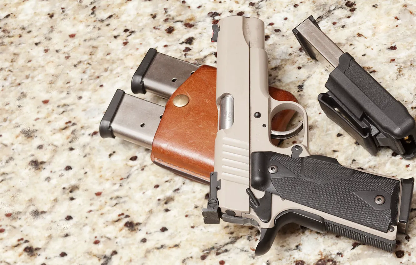 Photo wallpaper gun, clip, LDA, Para Ordnance, Light Double Action