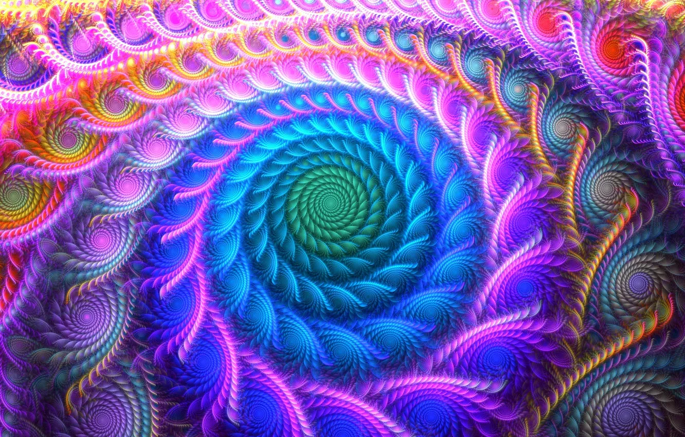 Photo wallpaper colors, colorful, abstract, digital art, artwork, Psychedelic, vortex
