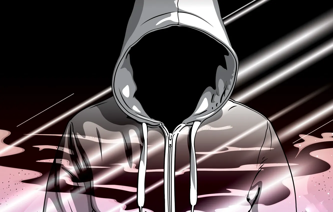 Photo wallpaper vector, hood