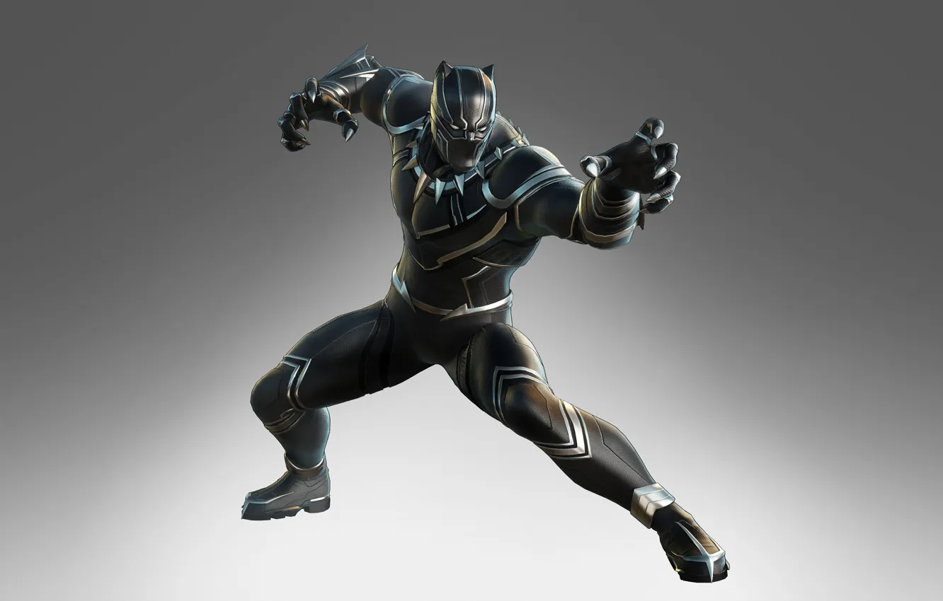 Photo wallpaper art, Marvel, You Challa, Black Panther, the black order, marvel ultimate alliance 3