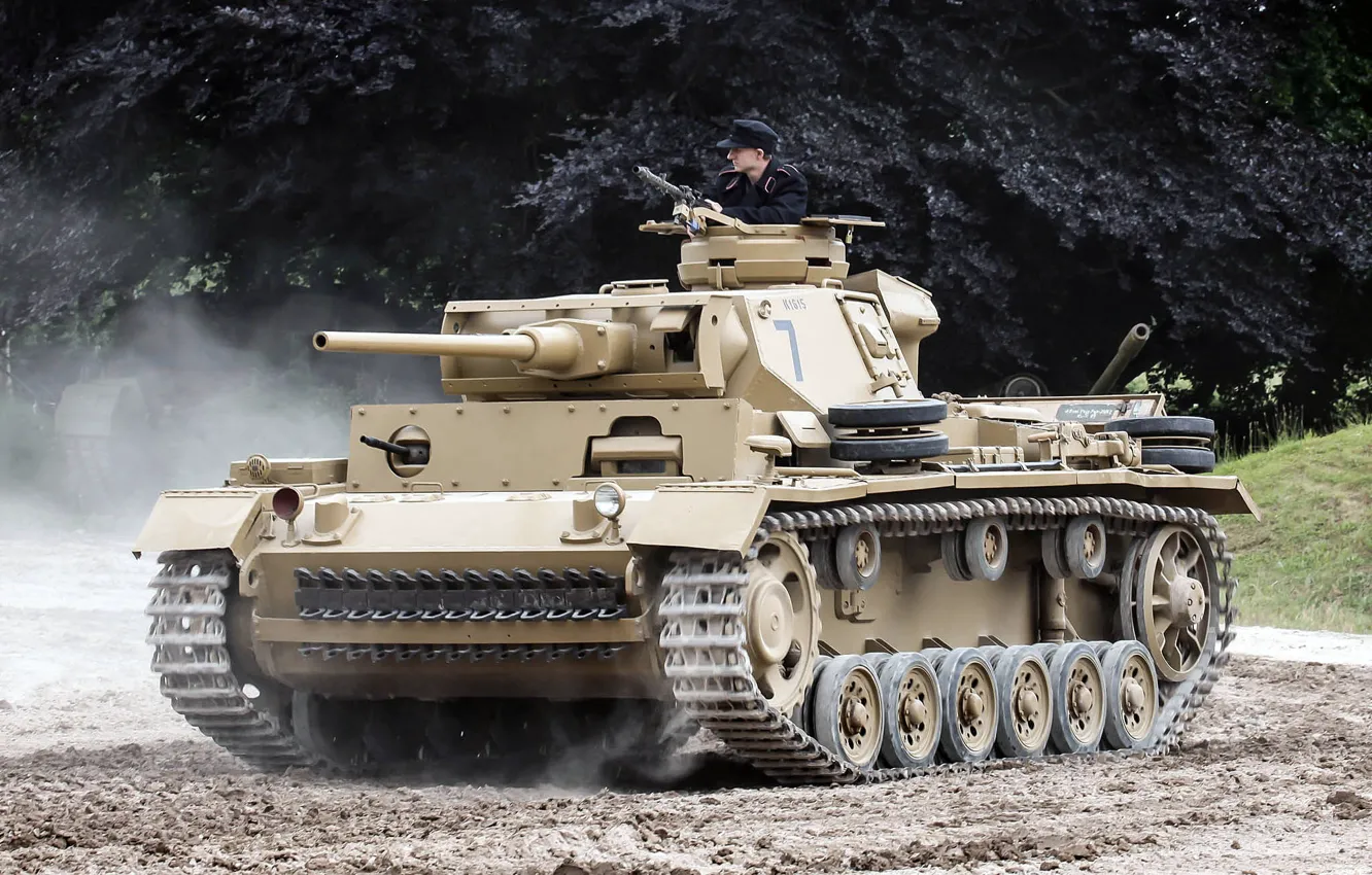 Photo wallpaper tank, German, replica