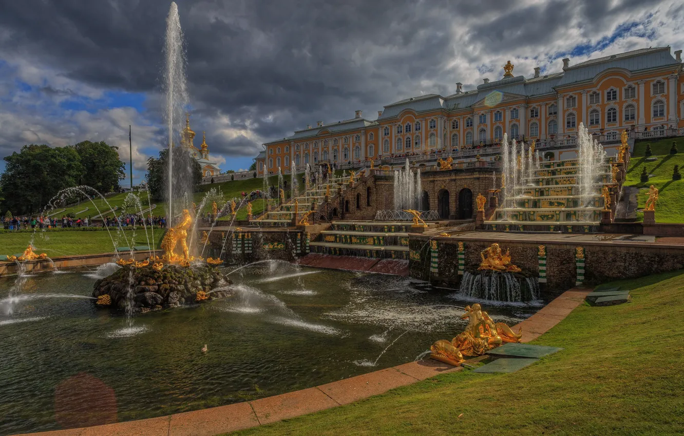 Photo wallpaper Saint Petersburg, Russia, Peterhof