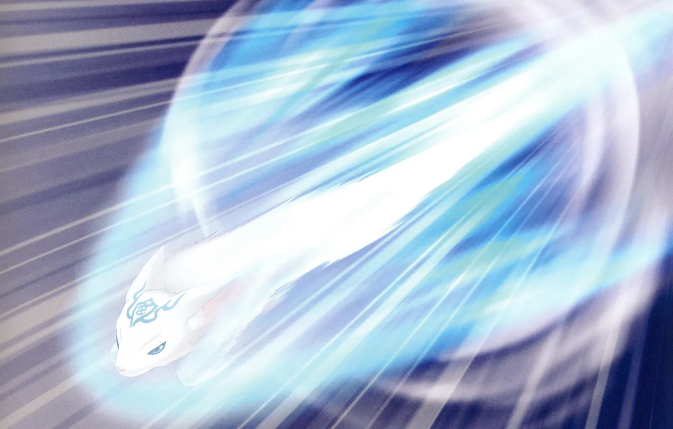 Photo wallpaper speed, the demon, reincarnation, print, Hiiro no Kakera, blue flame, by Yone Kazuki, Oo-chan