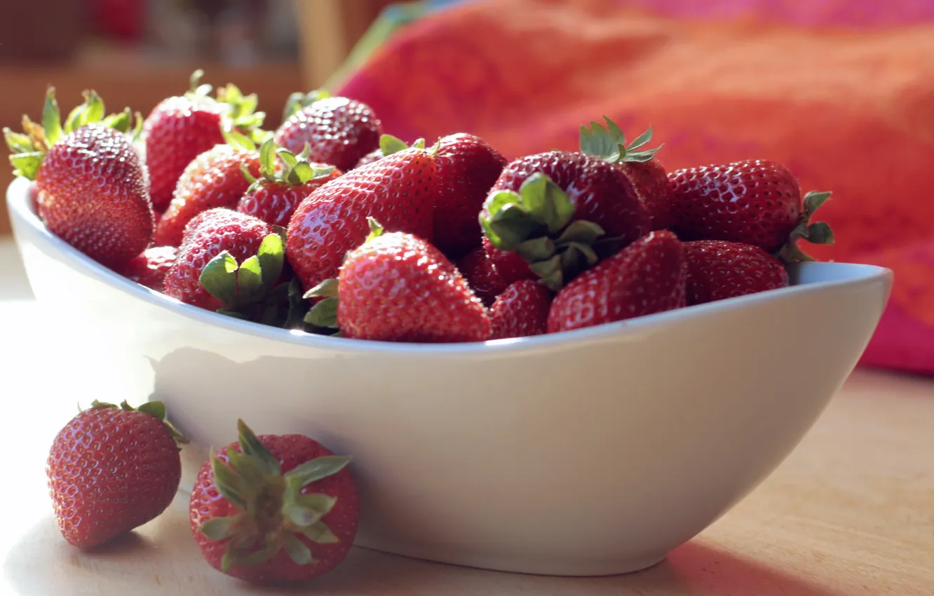 Photo wallpaper berries, food, strawberry