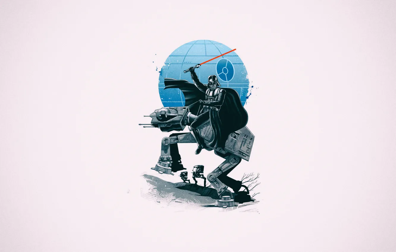 Photo wallpaper Star Wars, star wars, Darth Vader, the death star, AT-AT, Lord Vader, by Vincenttrinidad, Vincenttrinidad