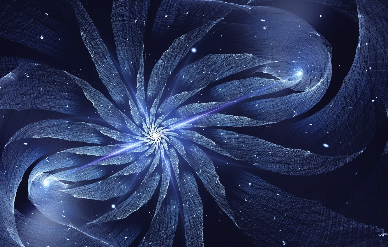 Photo wallpaper flower, art, fractal, Jan Jämsén, Fractal artworks