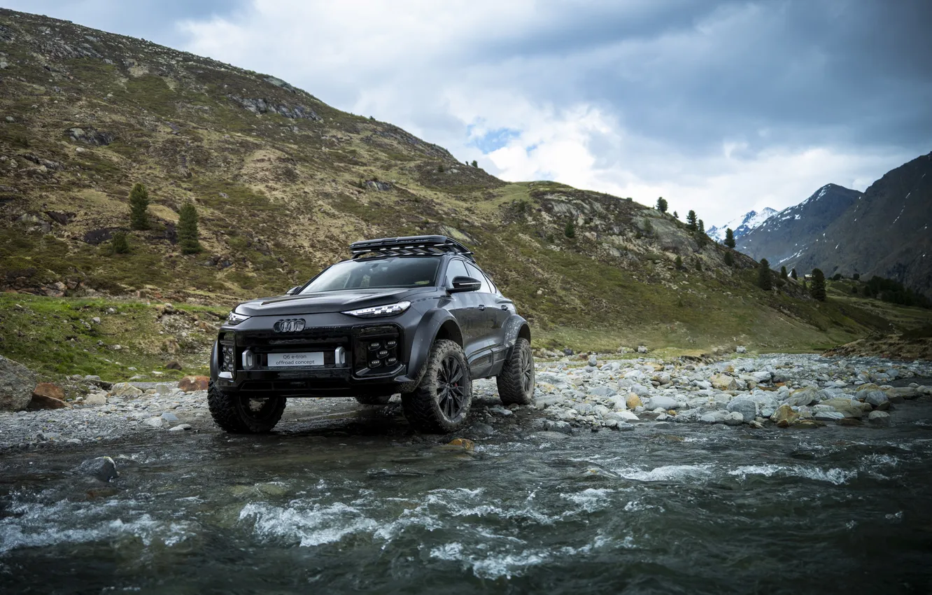 Photo wallpaper Concept, SUV, e-tron, SUV, Offroad, 2025, Audi Q6 e-tron offroad concept, Audi Q6