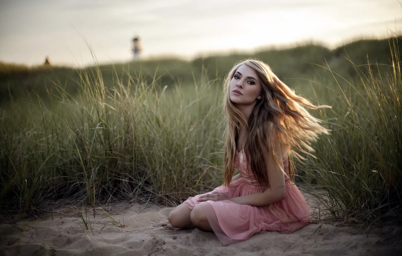 Photo wallpaper summer, girl, pose