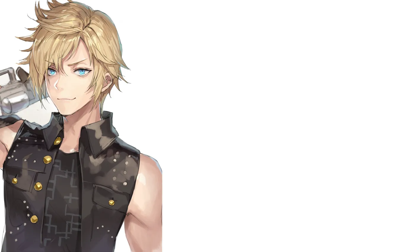 Photo wallpaper weapons, guy, final fantasy xiv, Cloud Strife