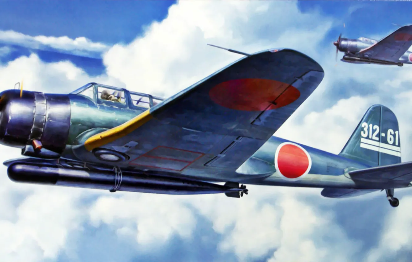 Photo wallpaper war, art, painting, aviation, ww2, night fighter