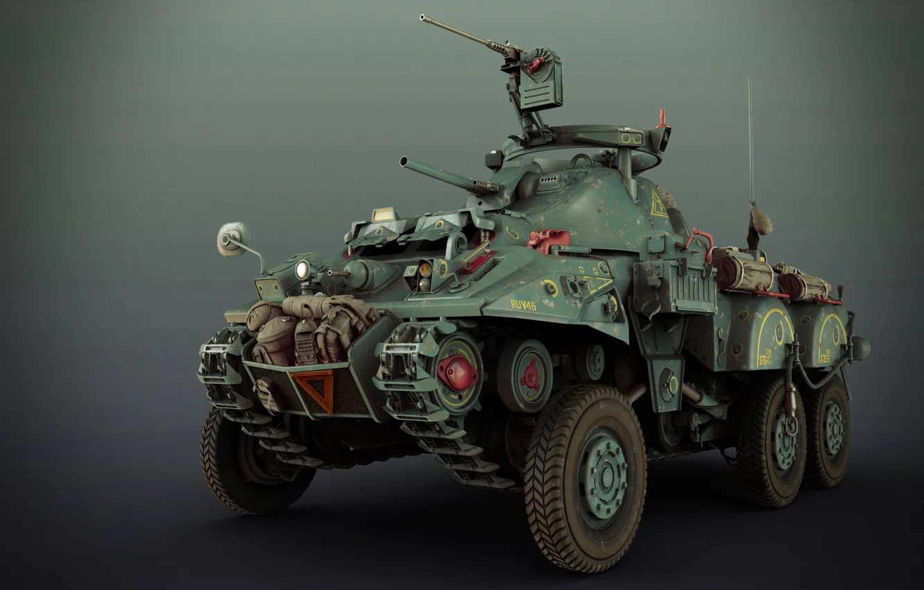 Photo wallpaper weapons, transport, car, SCI-FI WW2 ALLIED RECON VEHICLE