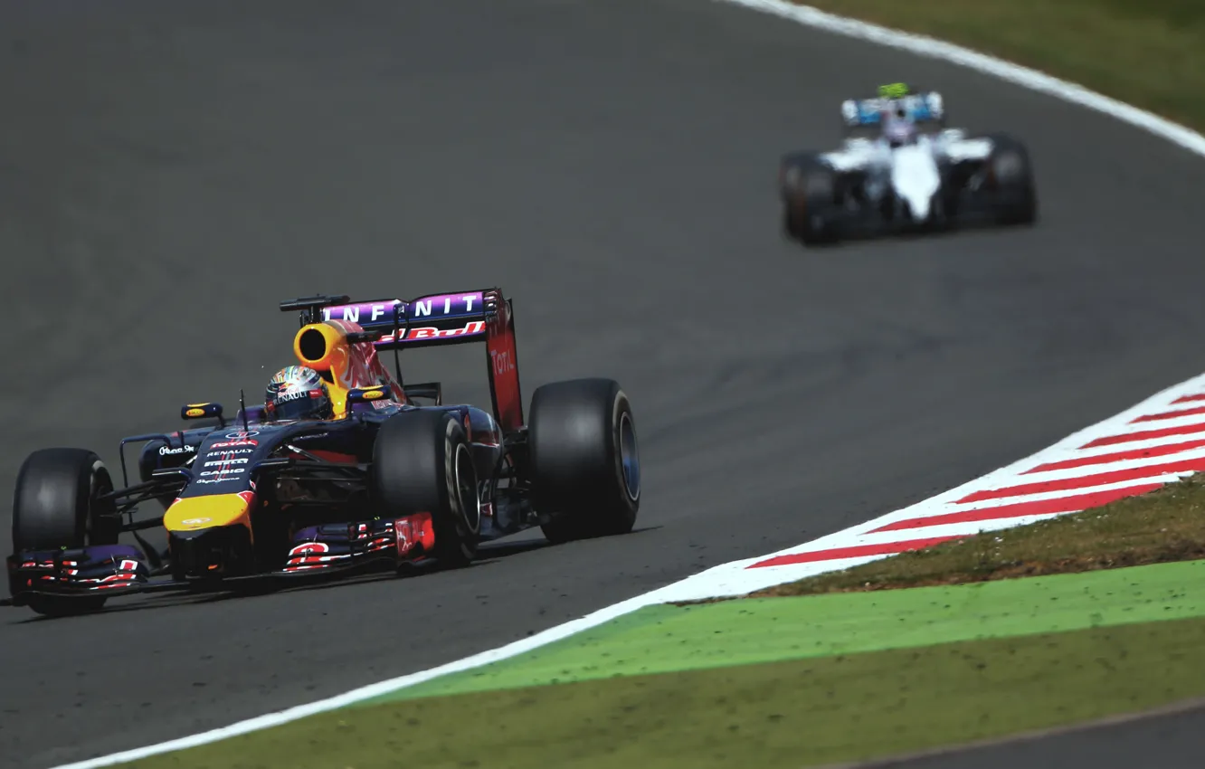 Photo wallpaper Formula 1, Vettel, racer, champion, Sebastian, RB10