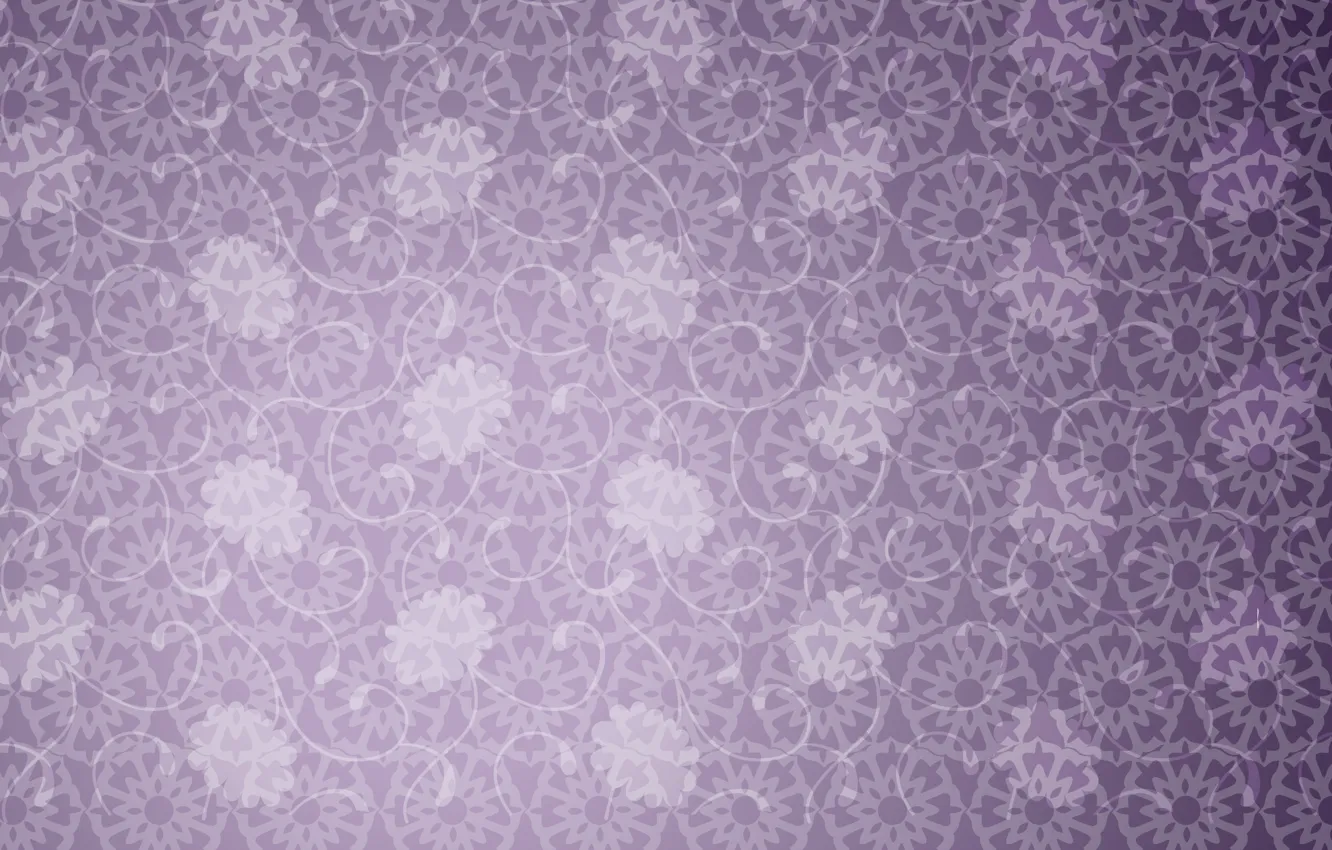 Photo wallpaper purple, flowers, patterns, color
