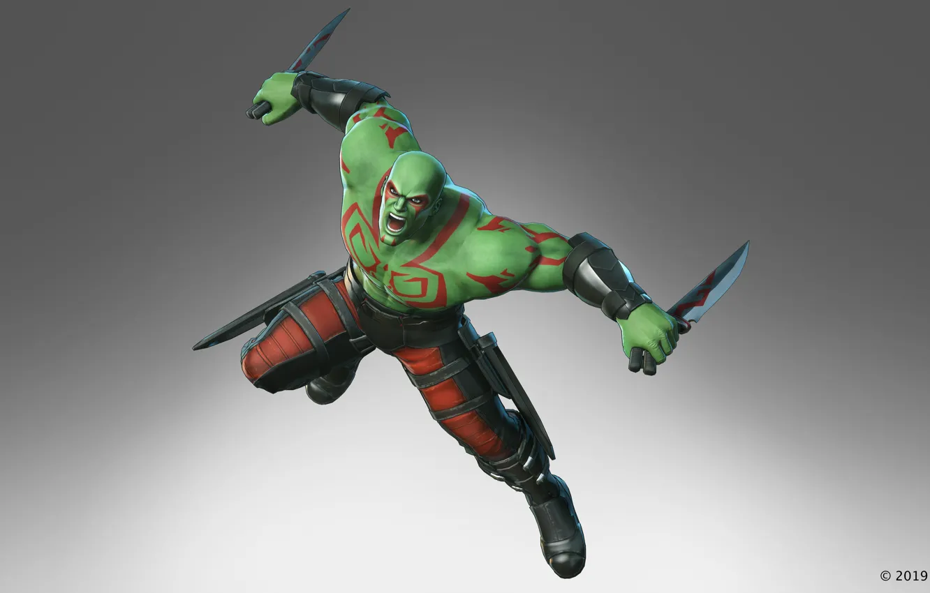 Photo wallpaper Guardians of the Galaxy, Drax the Destroyer, the black order, marvel ultimate alliance 3, mervel