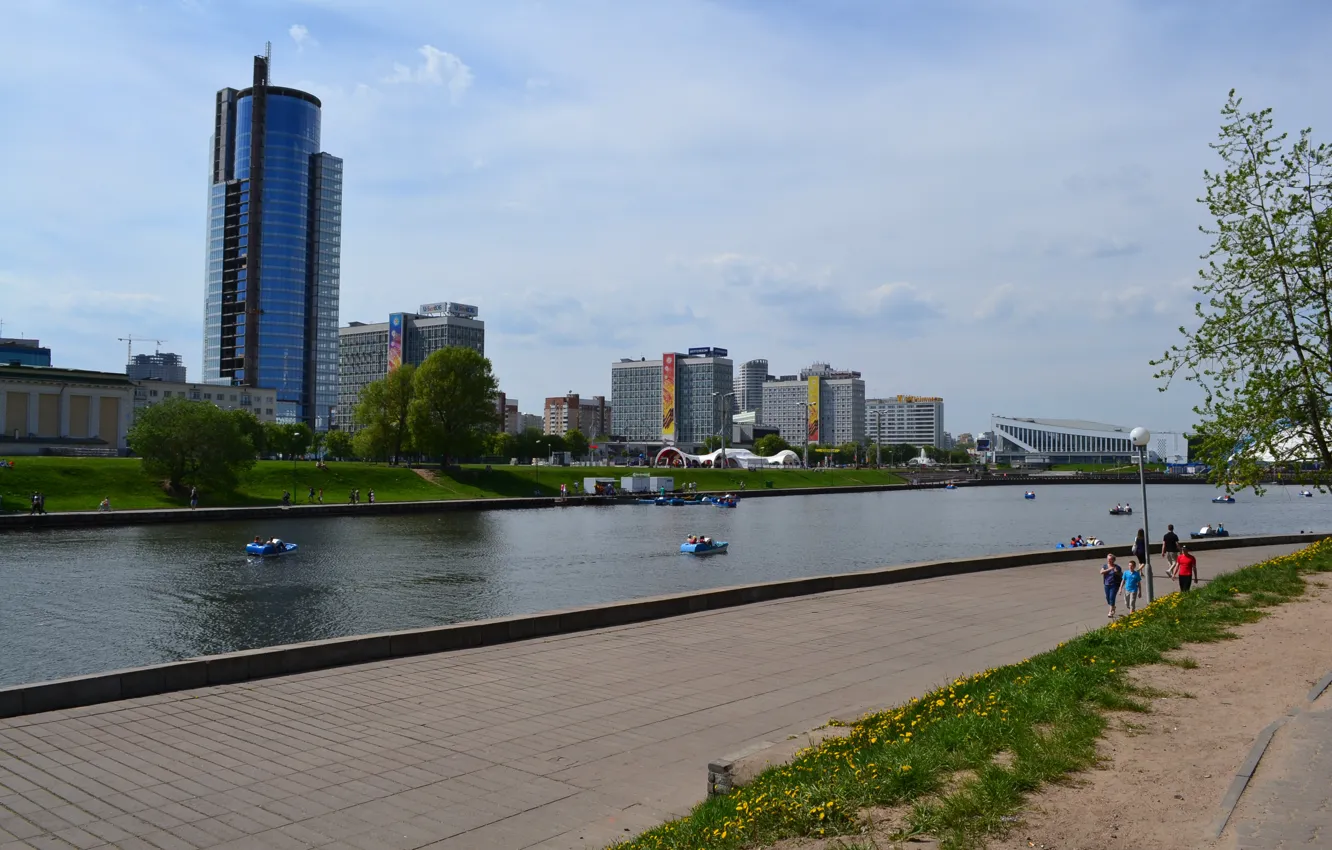 Photo wallpaper summer, the city, Minsk