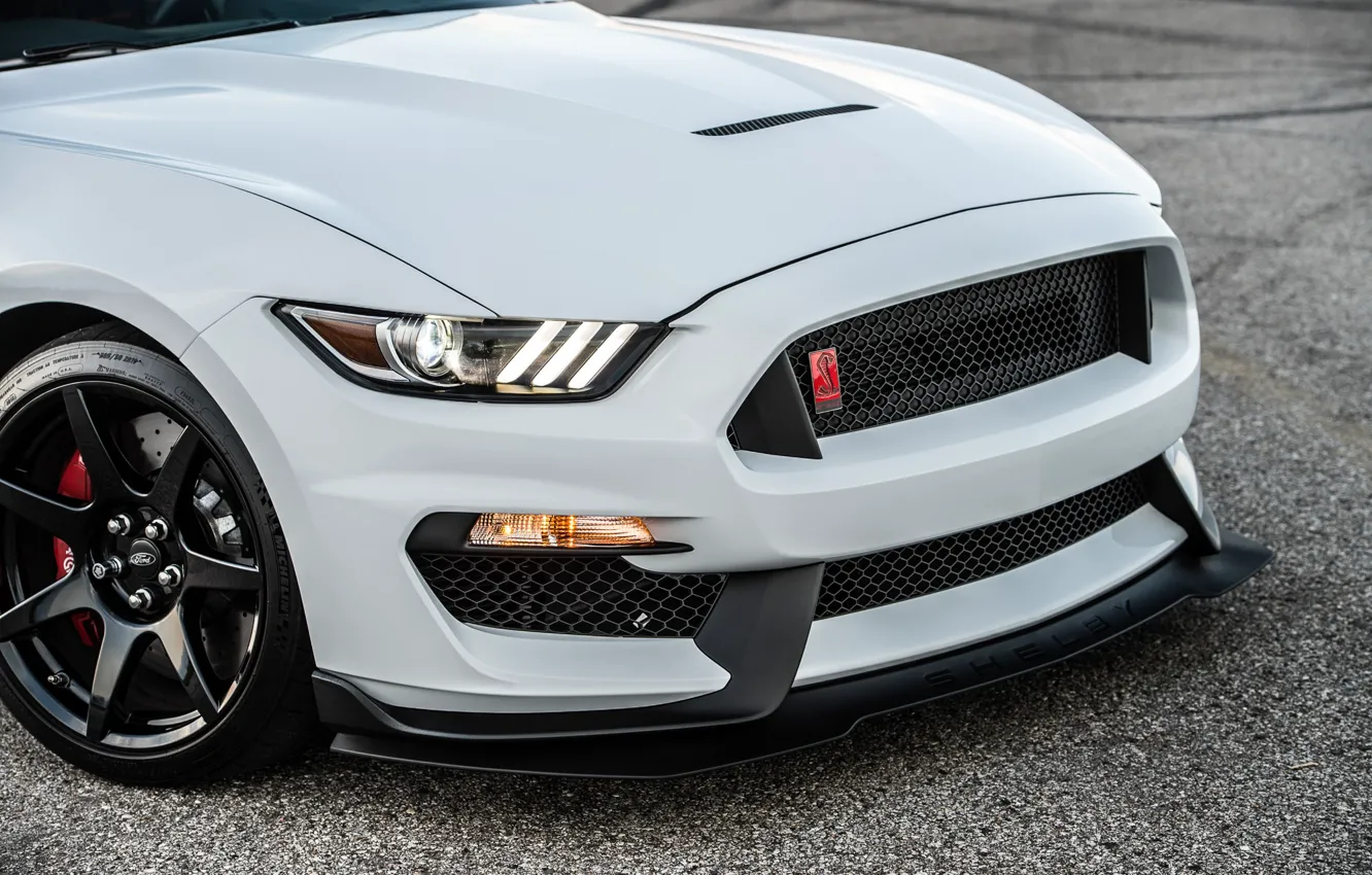 Photo wallpaper Shelby, close-up, Hennessey, GT350R, Hennessey Shelby GT350R