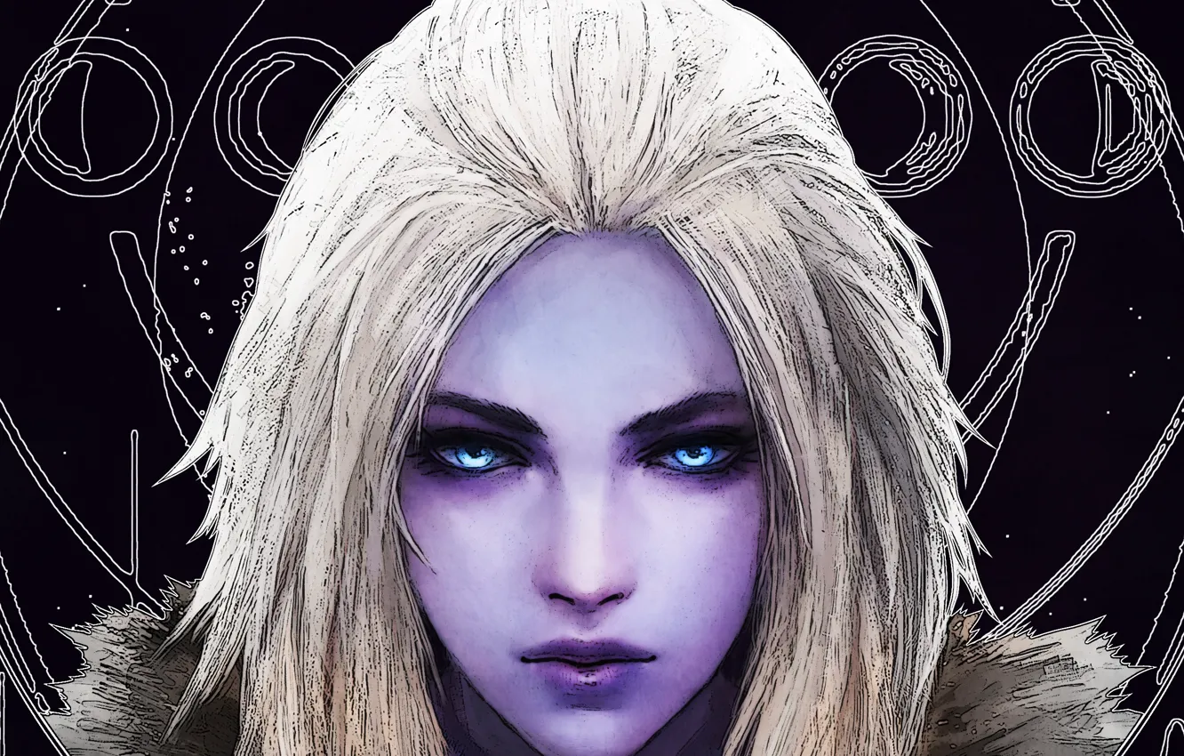Photo wallpaper art, Destiny, awoken, Queen of the Reef, Mara Sov