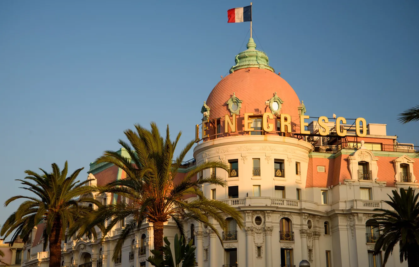 Photo wallpaper France, Nice, the hotel Negresco