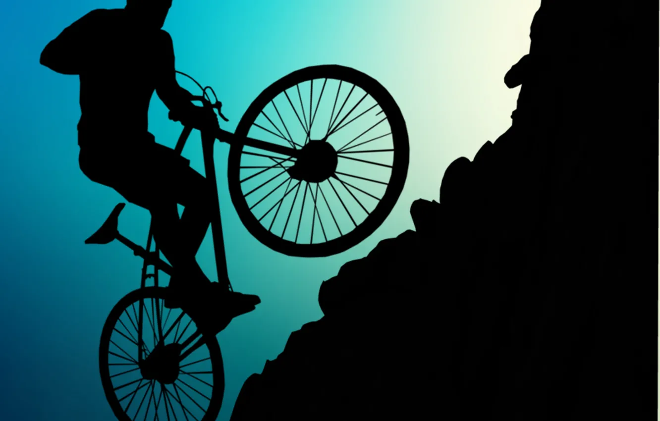 Photo wallpaper sport, mountain, mountain bike, mountain biking